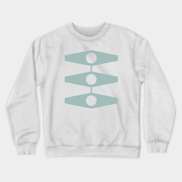 Abstract Eyes in Opal Pastel Tones Crewneck Sweatshirt by VrijFormaat